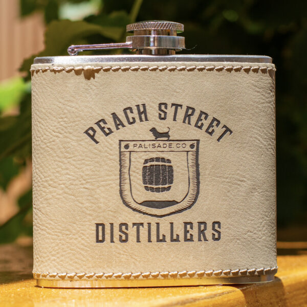 Tan Flask by Peach Street Distillers