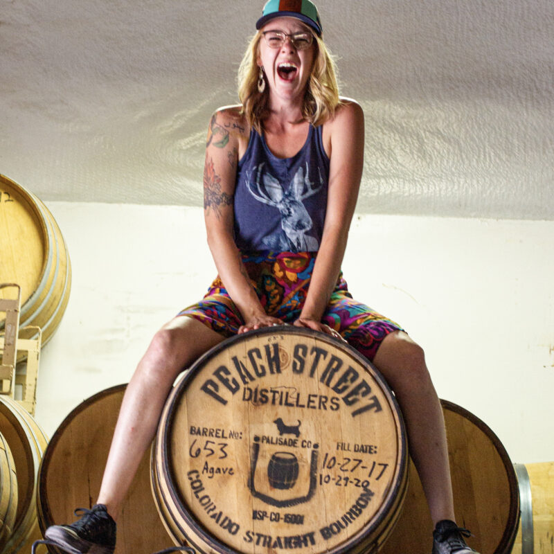 Womens' Jackelope Gin Tank, Peach Street Distillers
